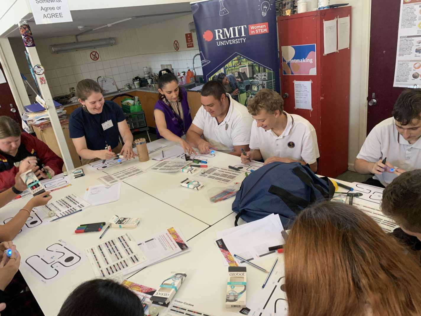 VCE VM Students Dive into RMIT STEM Taster Sessions