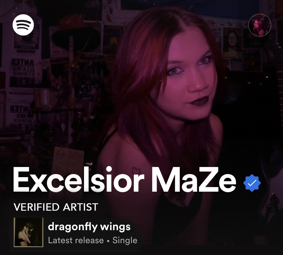Excelsior Maze's single 'Dragonfly Wings' - recorded at Soundstep Studios