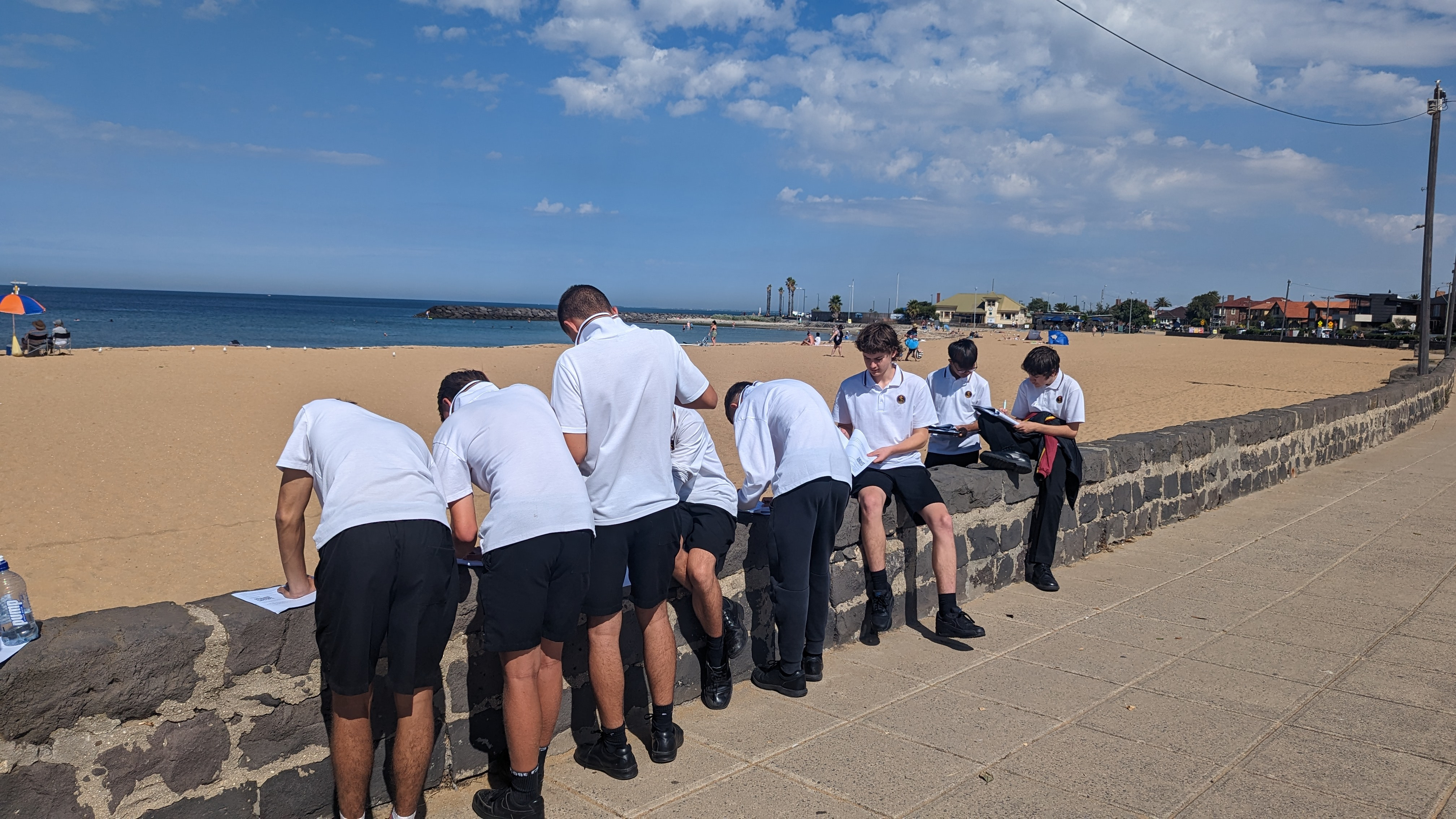 Year 10 Fieldwork at Williamstown Beach